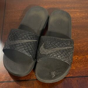 Nike Black Slide Sandals